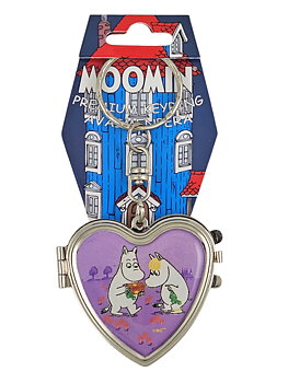 Mumin Nyckelring med Spegel - Hjärta