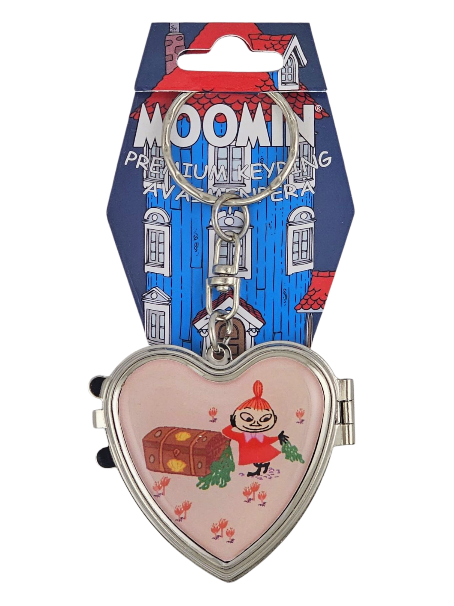 Moomin Keychain with Mirror - Heart - 3