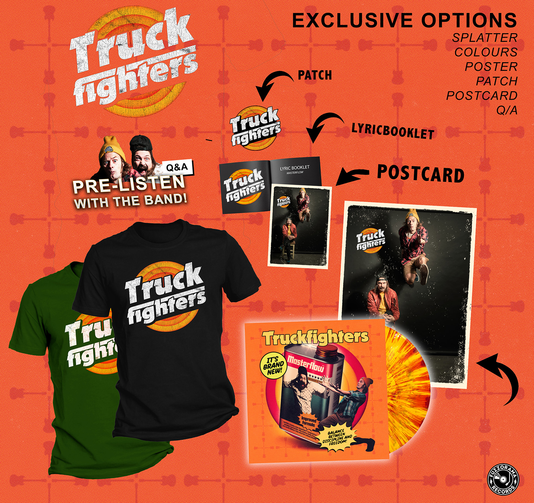 Truckfighters - MASTERFLOW LP Limited Ed, Box, Gatefold  (+ options) - 2