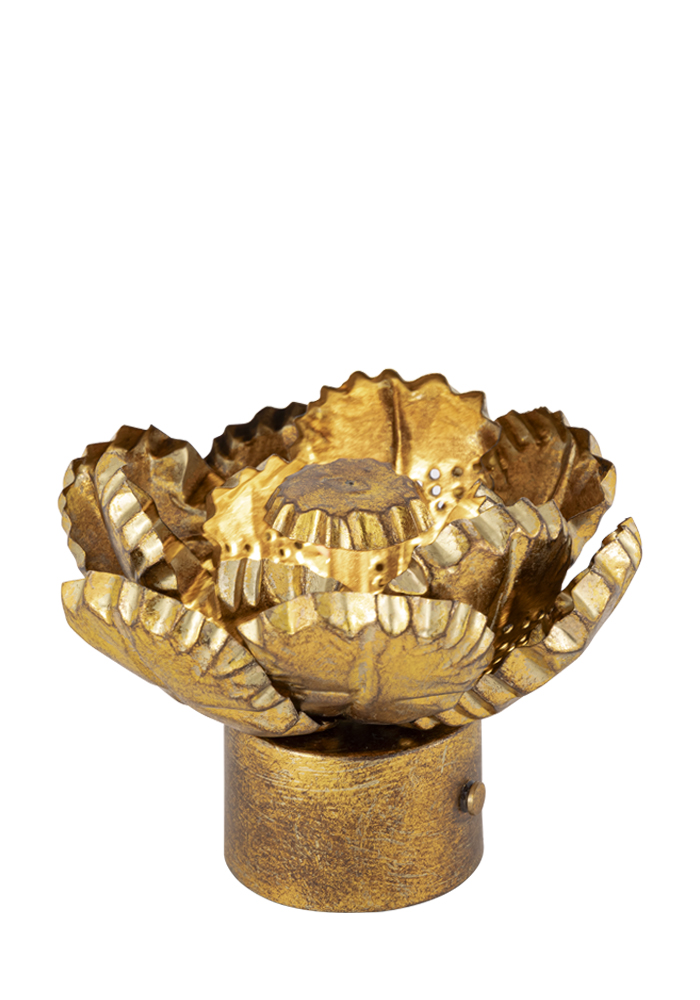 A. Kamelia antikguld LED lampa
