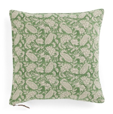 Linen Cushion Jodhpur Green