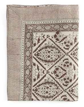 Linen Tablecloth Jaipur - Brown
