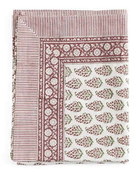 1. Tablecloth Persian Paisley - Red, Green & White