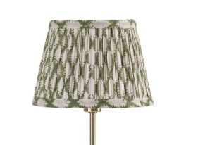 Chamois Lampshade Drum - Cypress - Green