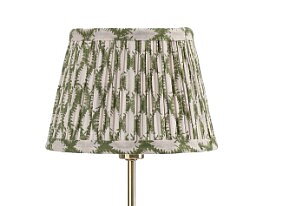Chamois Lampshade Drum - Cypress - Green
