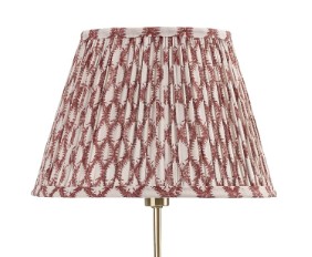 Chamois Lampshade Drum - Cypress - Red