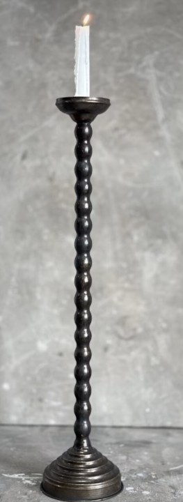 BOLLE candle holder, antique brown