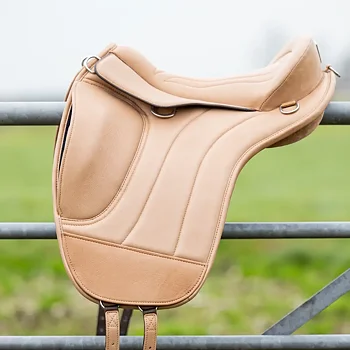 EDIX® Union, ridpad / barbackasadel, läder, natur