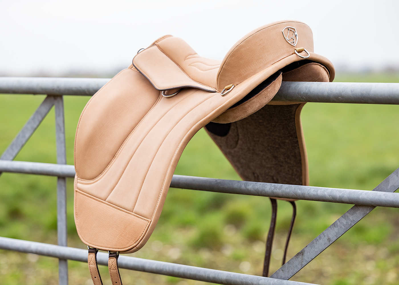 EDIX® Union, ridpad / barbackasadel, läder, natur - 6