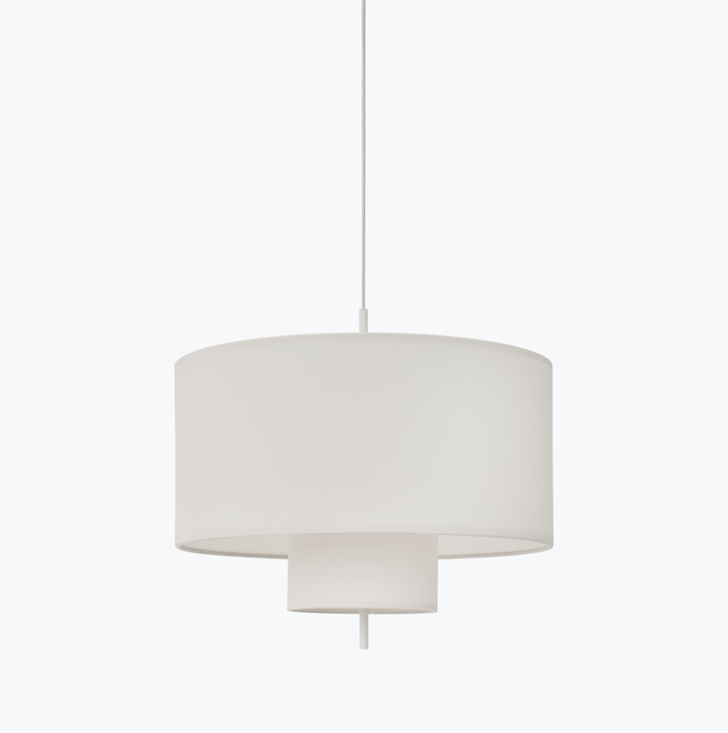 Margin Taklampa White Canvas - Ø70 cm