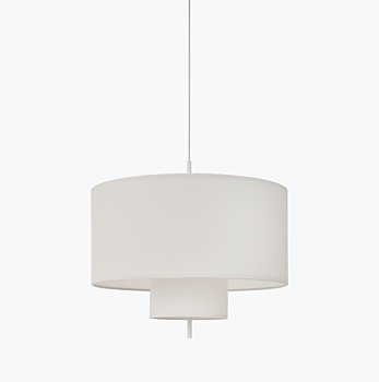 Margin Taklampa White Canvas - Ø70 cm