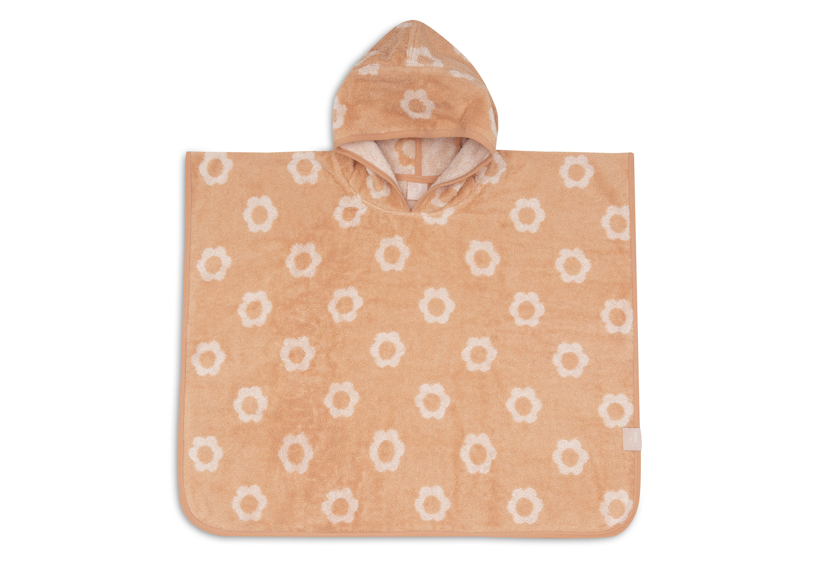 Jollein Badponcho Frotté Jacquard Flower Reversible											