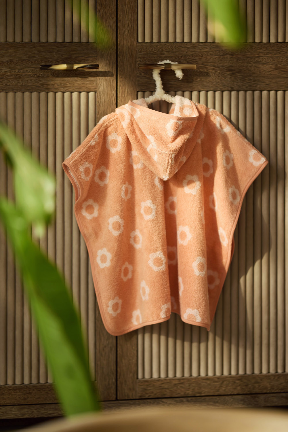 Jollein Badponcho Frotté Jacquard Flower Reversible											 - 8