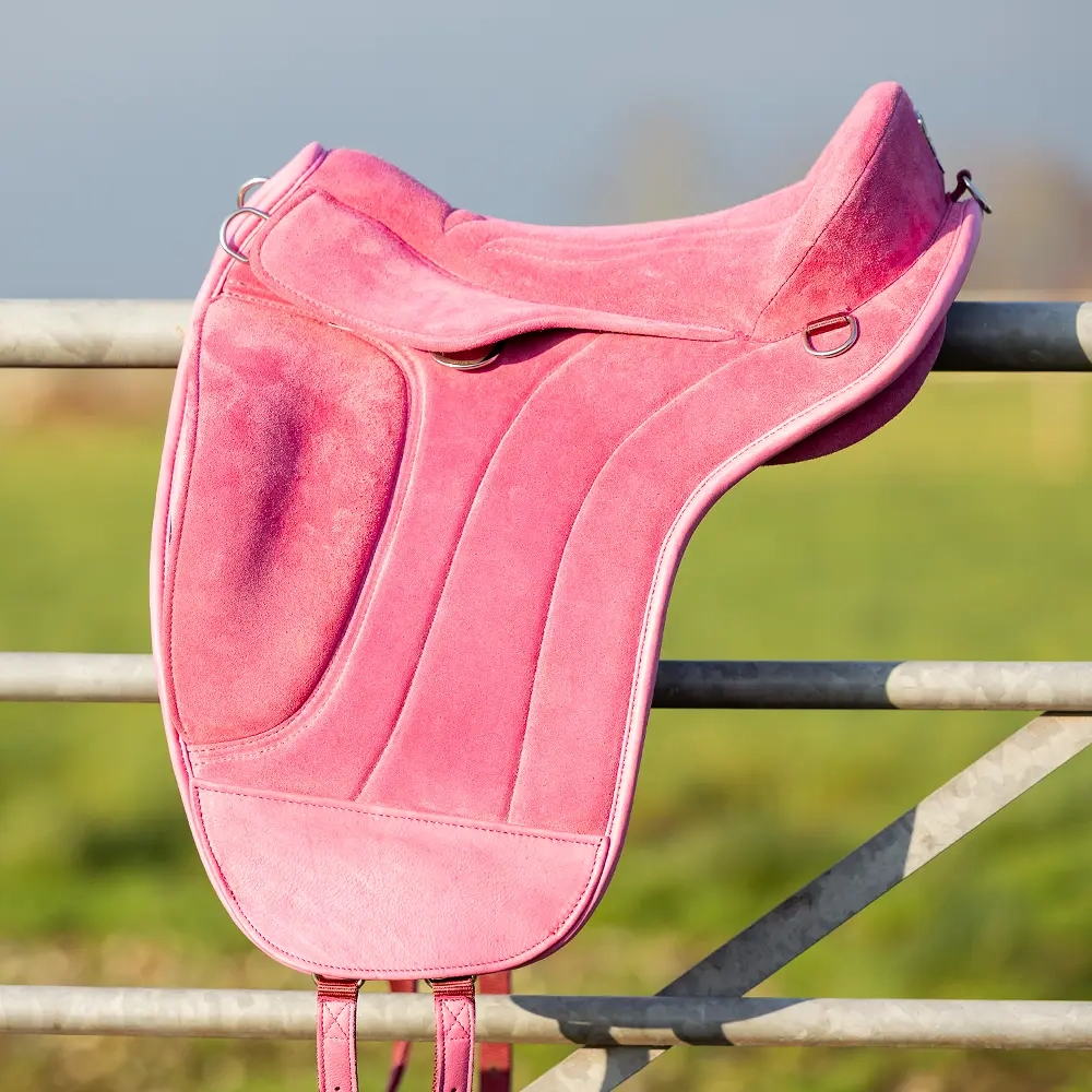 EDIX® Union, ridpad / barbackasadel, mocka, rosa