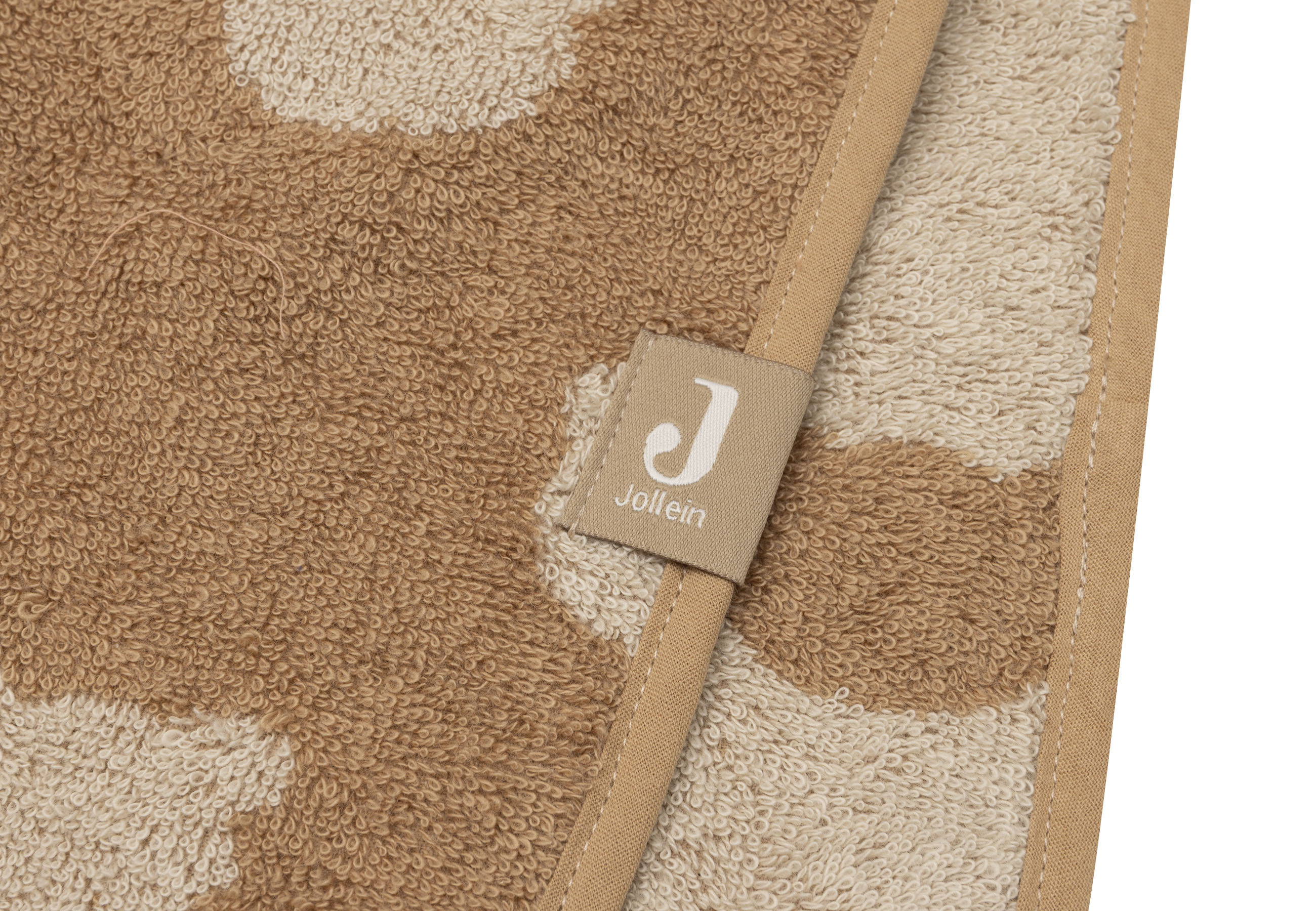 Jollein Badponcho Frotté Jacquard Teddy Bear Reversible																 - 5