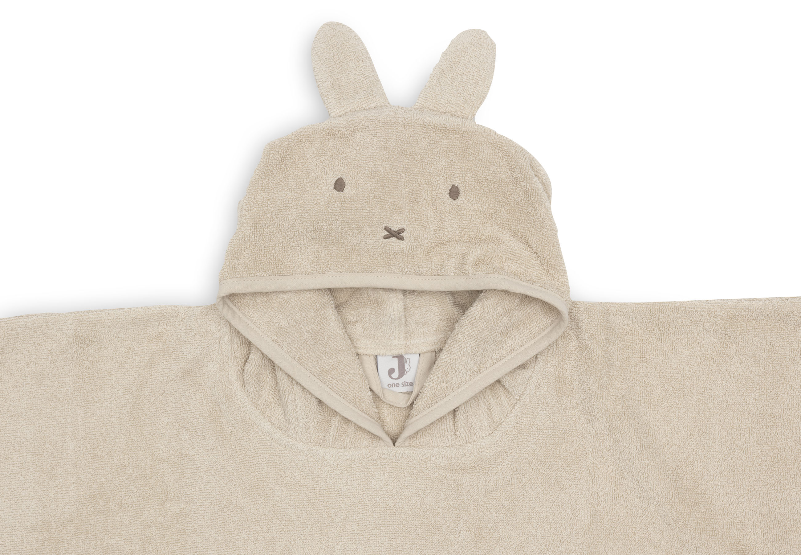 Jollein Badponcho Frotté Miffy Warm Sand						 - 3