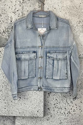 Cabana Living - Morales Jeans Jacket Light Denim Blue - 2