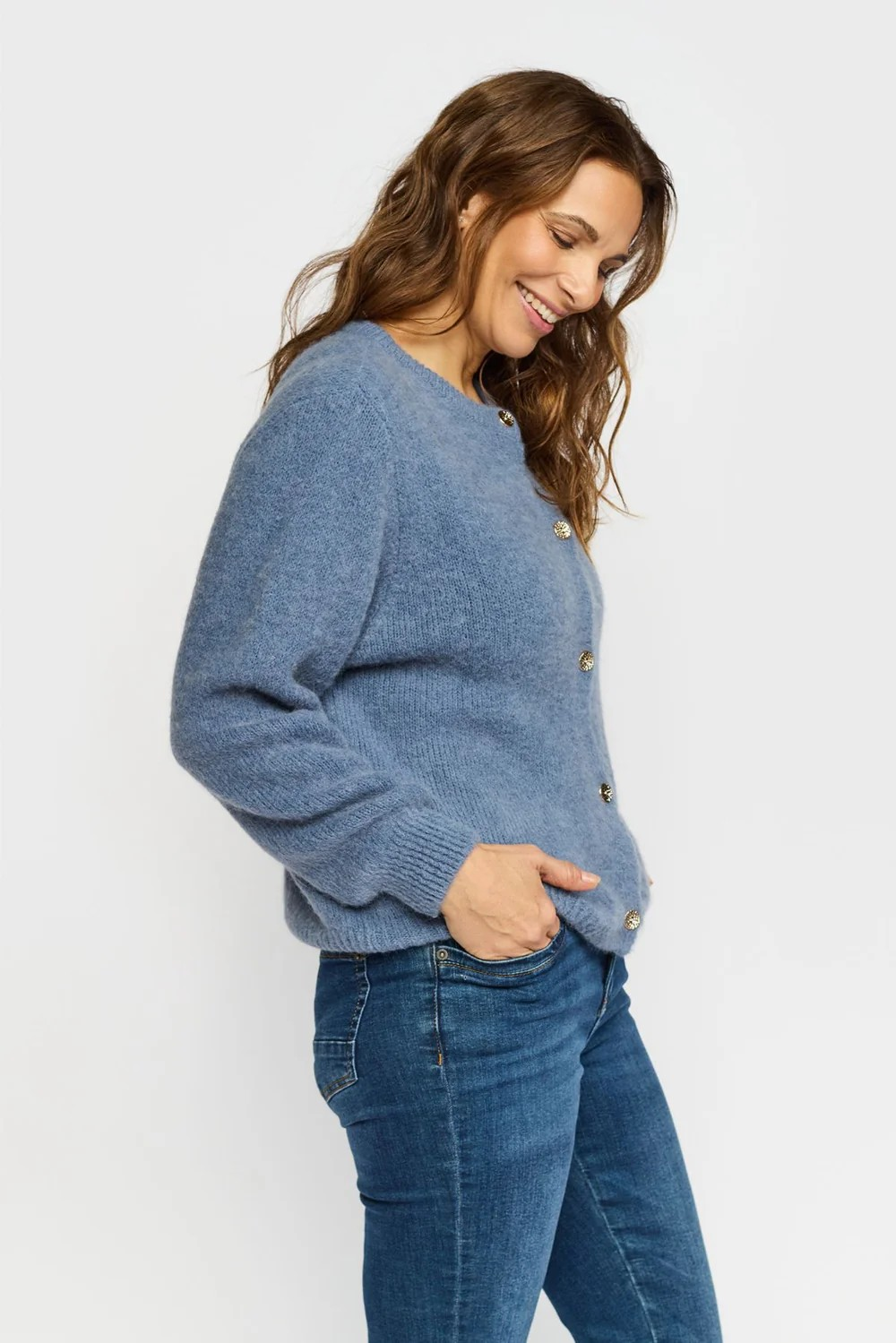 Sofia Cardigan - Captains Blue - 2-Biz - 3