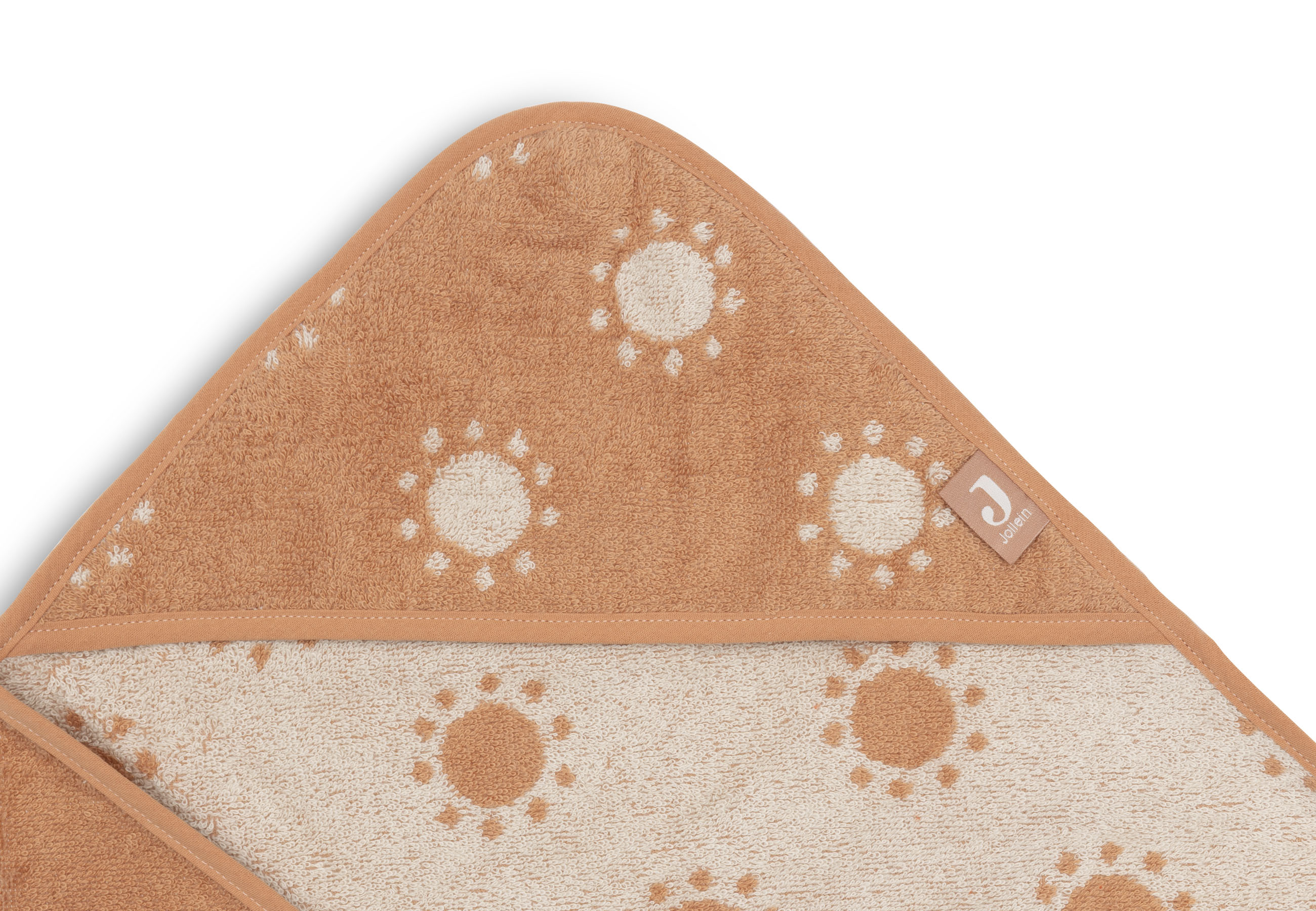 Jollein Badcape Frotté 75x75cm Jacquard Sun - 4