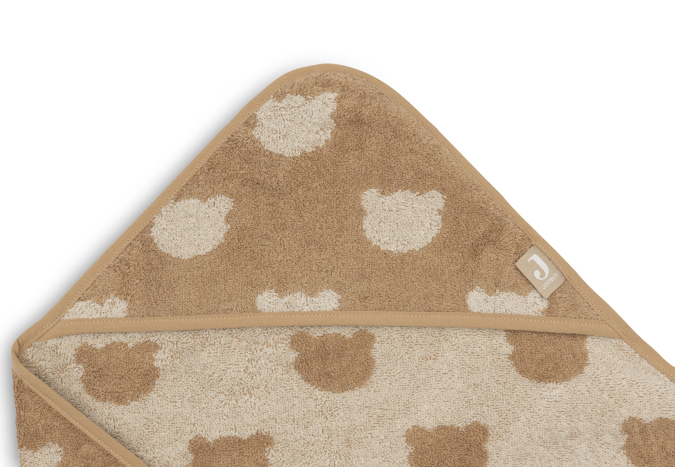 Jollein Badcape Frotté 75x75cm Jacquard Teddy Bear											 - 4