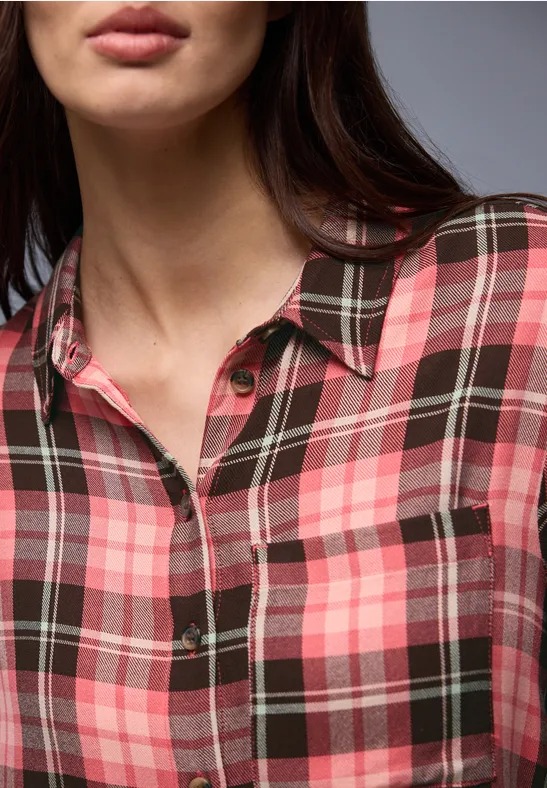 Check Shirtcollar Blouse - Street One - 4