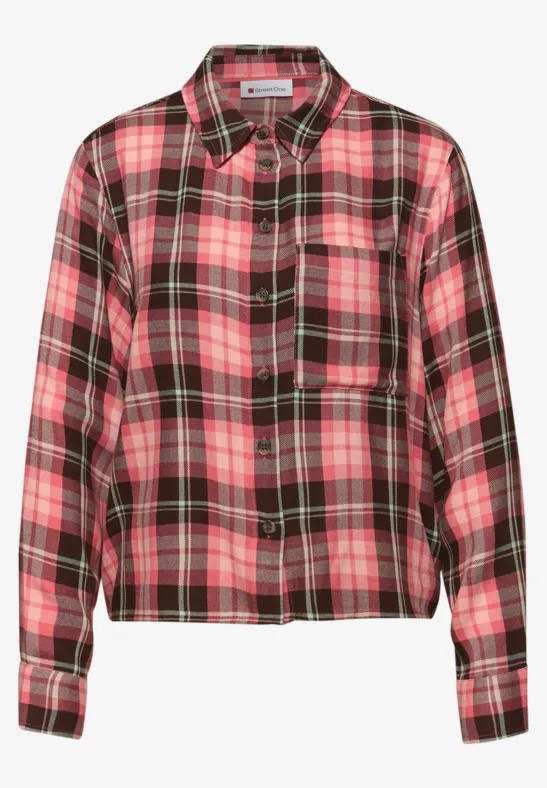 Check Shirtcollar Blouse - Street One - 5