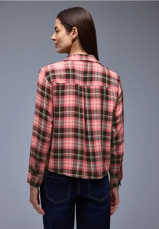 Check Shirtcollar Blouse - Street One