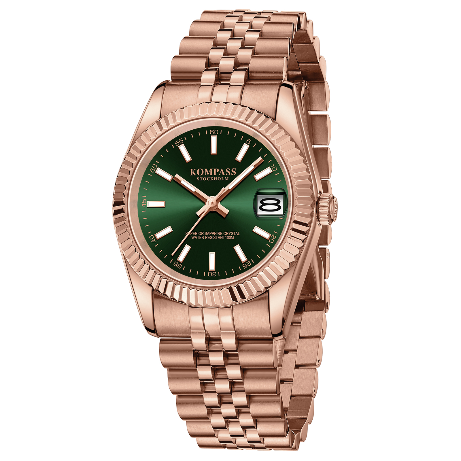 Kompass Santorini Sapphire Steel Rose Green  - 3