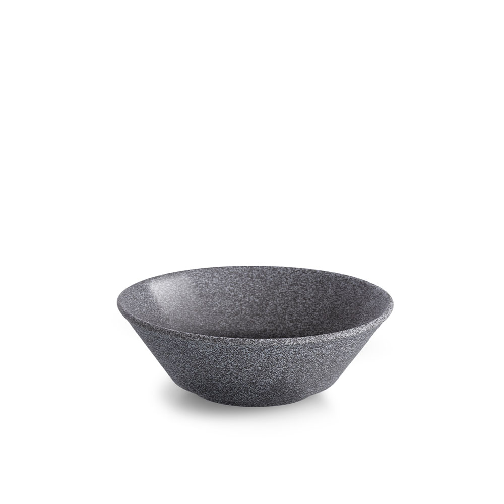 Granit No 1 Skål Svart Hazy - Ø 15 cm