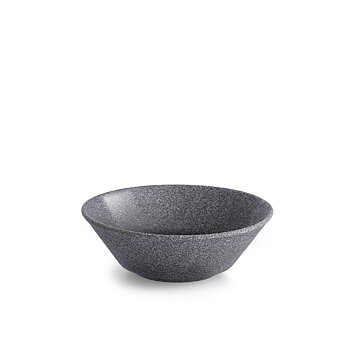 Granit No 1 Skål Svart Hazy - Ø 15 cm