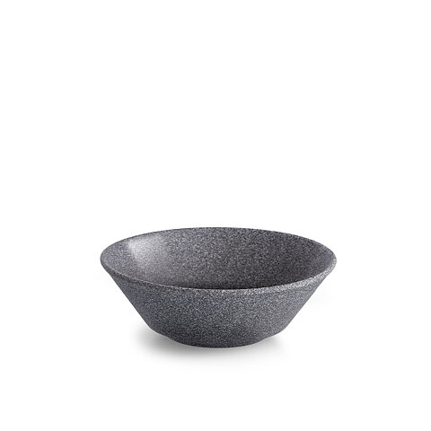 Granit No 1 Skål Svart Hazy - Ø 15 cm