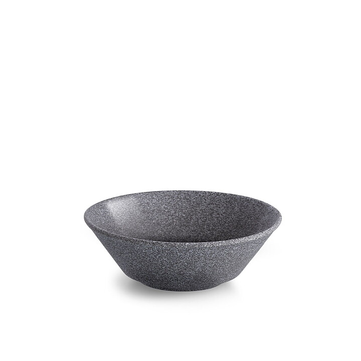 Granit No 1 Skål Svart Hazy - Ø 15 cm