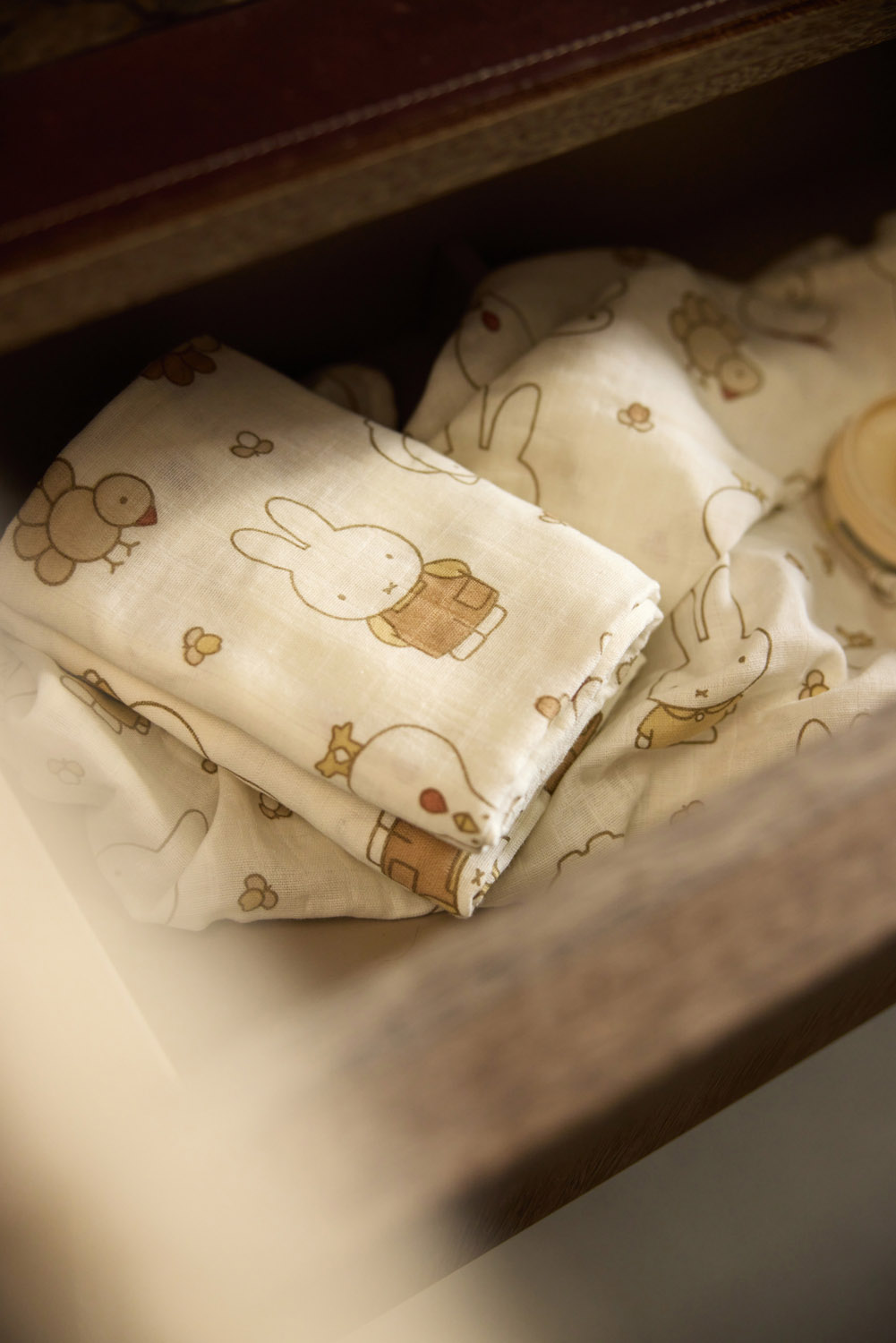 Jollein Muslinfilt 70x70cm Miffy Family Farm (3pack)								 - 6