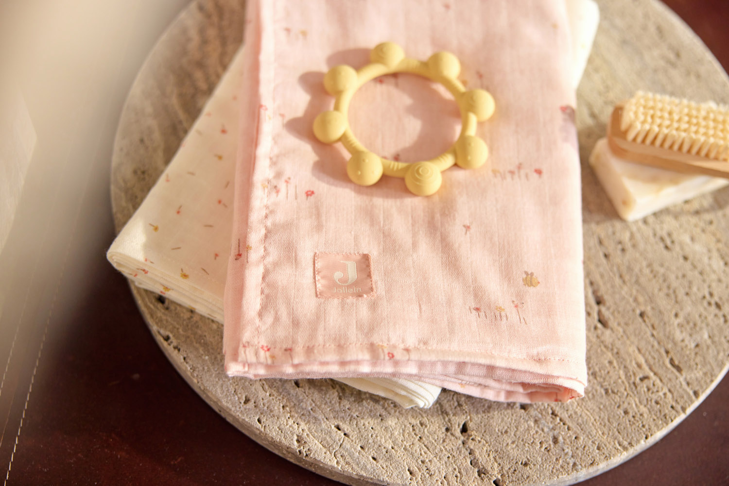 Jollein Muslinfilt 70x70cm Pretty Picnic (3pack)													 - 6