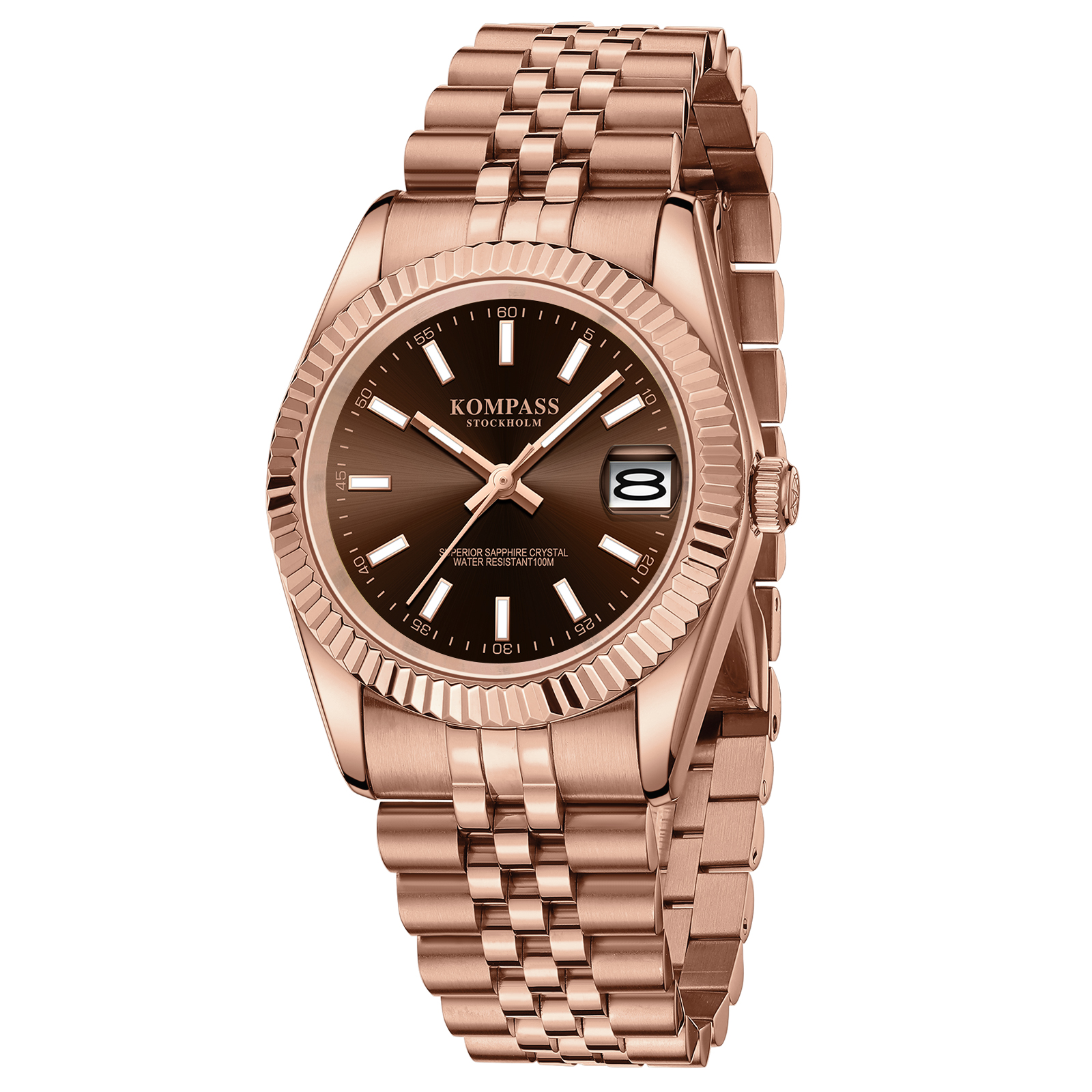 Kompass Santorini Sapphire Steel Rose Brown  - 3