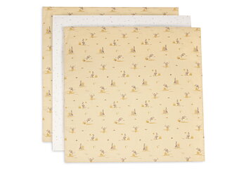Jollein Muslinfilt 70x70cm Kangaroots (3pack)											