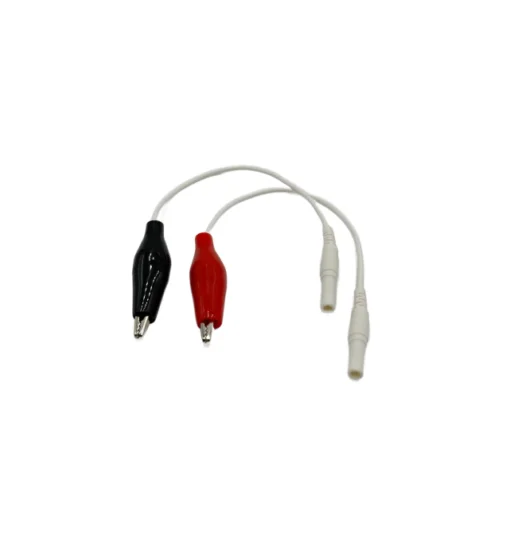 Krokodilklämmor, passar till AWQ-105 PRO akupunkturstimulator, 2-pack - 4
