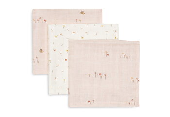 Jollein Tvättlapp Muslin 31x31cm Pretty Picnic (3pack)						