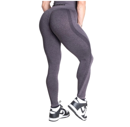 Curve Scrunch Leggings - Black Melange