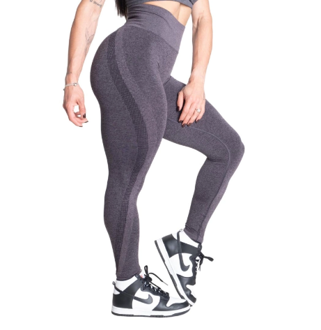 Curve Scrunch Leggings - Black Melange - 3