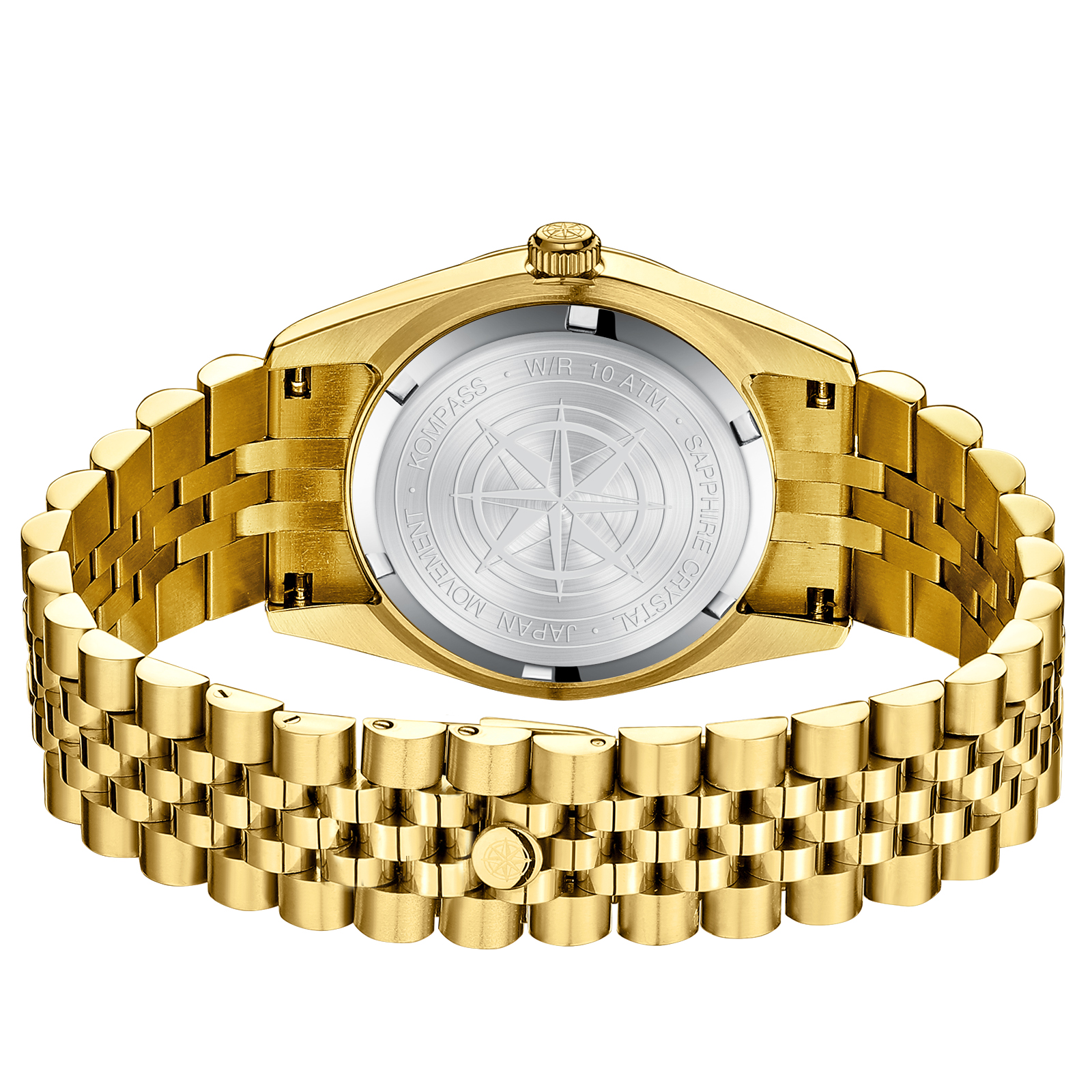 Kompass Santorini Sapphire Steel Gold - 8