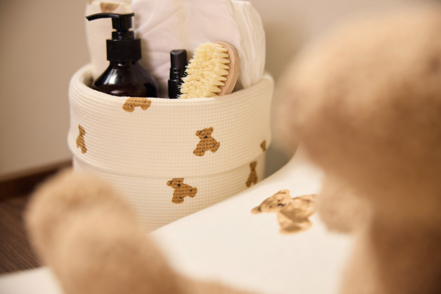 Jollein Förvaring Mini Teddy Bear Little Waffle										 - 4
