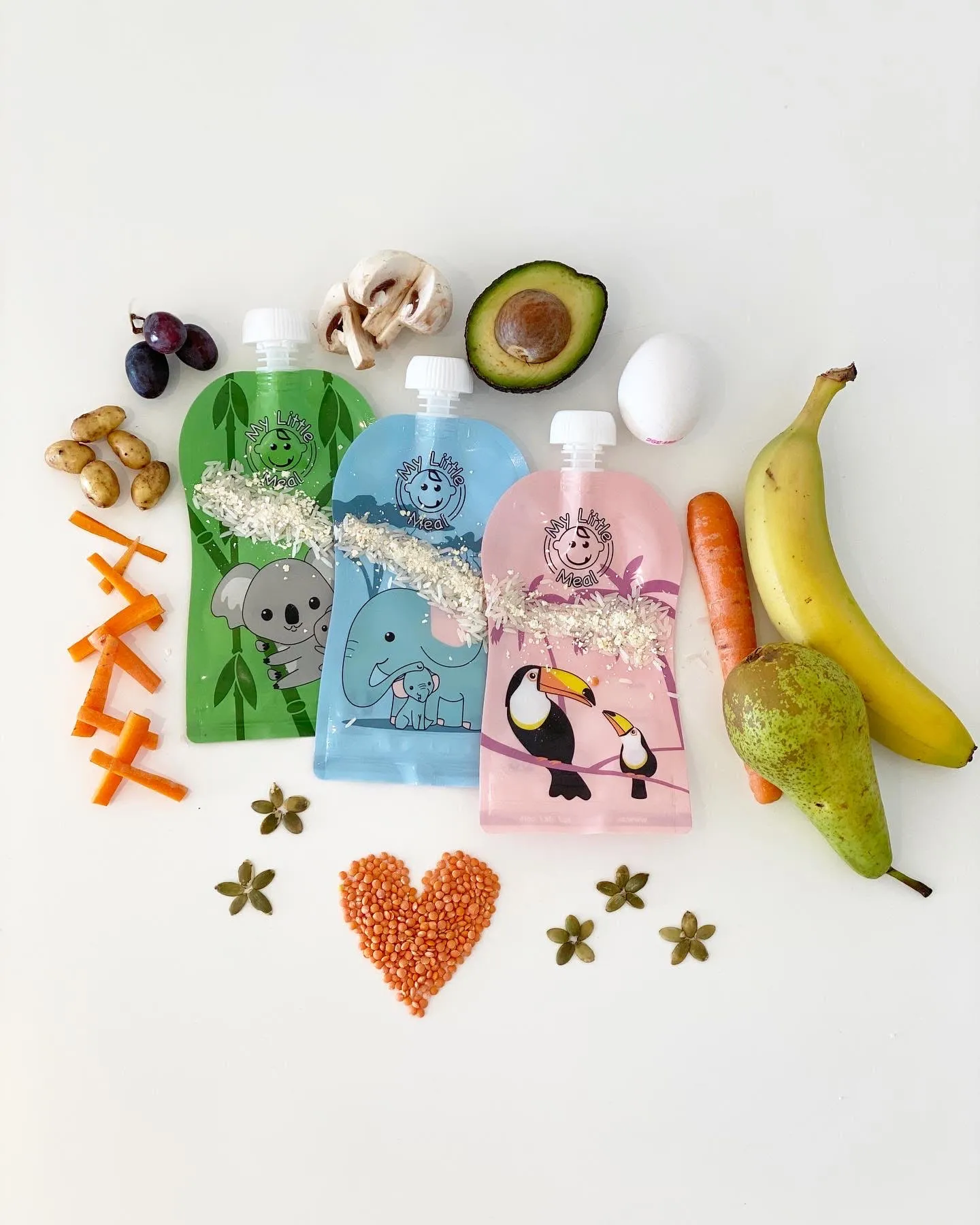 MyLittleMeal Food Pouch Multi pack 12pcs 180ml - 2