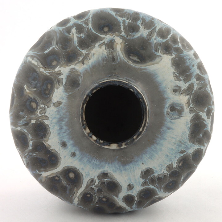 Gunnar Nylund (Uggly 1967) Sturdy Vase with Mottled Glaze 12/9 cm