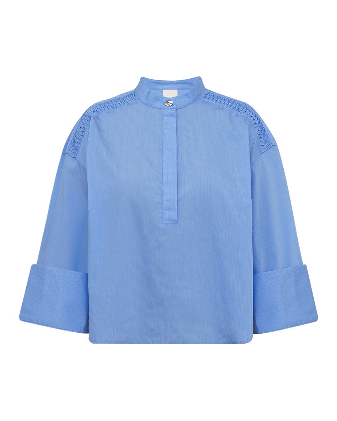 Blus Roselille blå/vit randig - 5