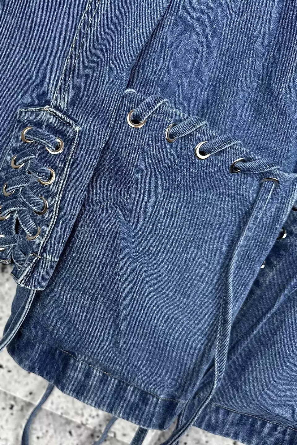 Cabana Living - Chains Jeans Jacket Denim Blue - 7