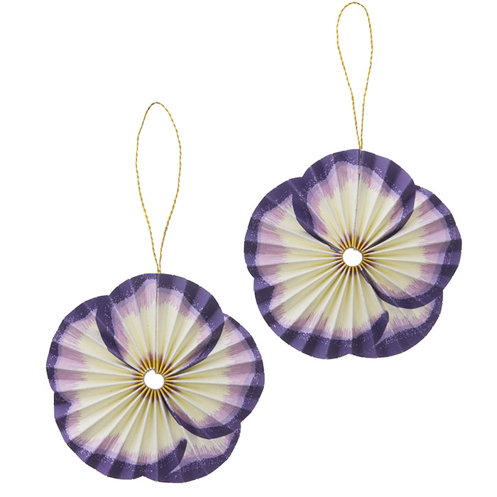 Paper Rosette Flower 2-pack