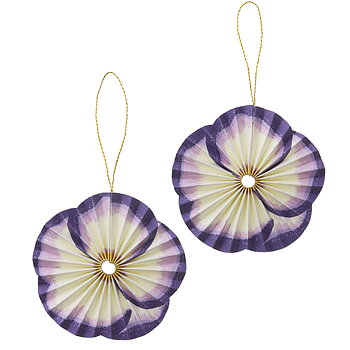Paper Rosette Flower 2-pack