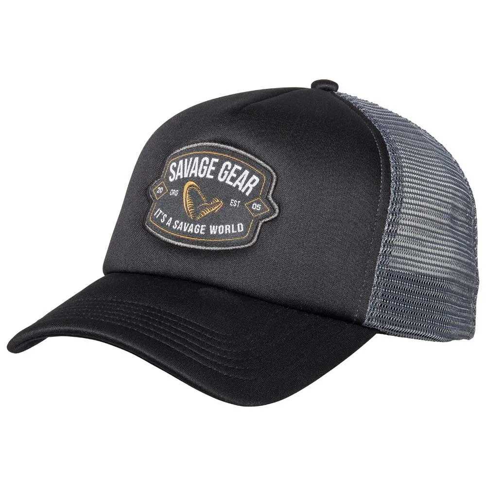 Savage Gear Badge Trucker cap - Black