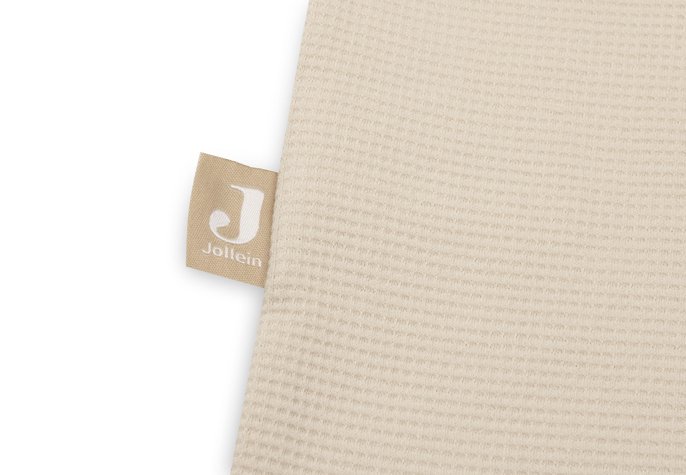 Jollein Sovpåse Jersey 90cm Little Waffle Sand																																											 - 3
